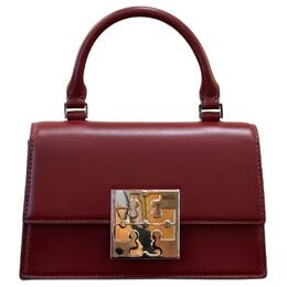 BON BON Сумка через плечо из телячьей кожи Мини женская Кирпично-красная Tory Burch 150365-600