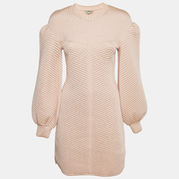 Fendi: Розовое платье 