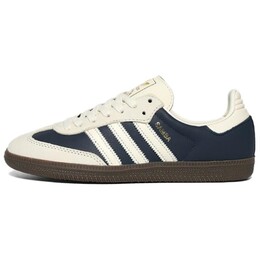 Кроссовки Adidas SAMBA OG Skateboarding Shoes Women's Low-top White/Blue, белый/синий ig1968 | white/blue