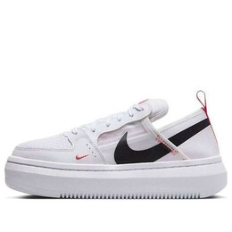 Кроссовки court vision alta 'white black coral' Nike, белый cw6536-103 | white/black