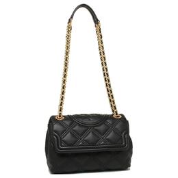 Сумка через плечо Fleming Sheepskin черная Tory Burch 58102-001