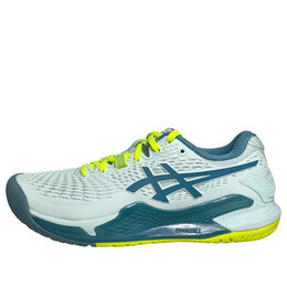 Кроссовки gel resolution 9 wide 'soothing sea gris blue' Asics, мультиколор 1042a226-400 | soothing sea/gris blue