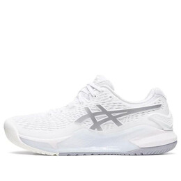Кроссовки gel resolution 9 'white pure silver' Asics, белый 1042a208-100 | white