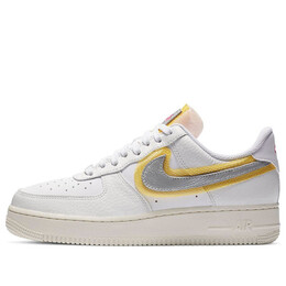 Кроссовки air force 1 '07 lx 'white metallic silver gold' Nike, белый cz8104-100 | whitesilveryellow
