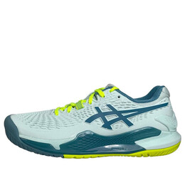 Кроссовки gel-resolution 9 'soothing sea gris blue' Asics, мультиколор 1042a208-400 | soothing sea/gris blue