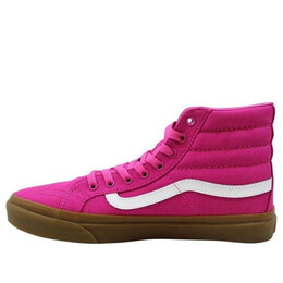 Кроссовки sk8-hi slim 'light gum raspberry rose' Vans, красный vn0a32r2lz2 | raspberry rose / white