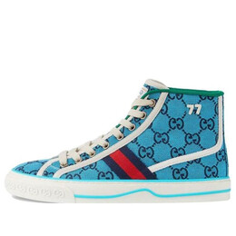 Кроссовки tennis 1977 high top sneakers 'blue' Gucci, синий 663679-2uzl0-4280 | blue