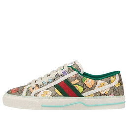 Кроссовки (WMNS) Gucci x Pikarar Tennis 1977 Shoes 'Animal Print', коричневый 737503-faboq-8941 | brown/multi-color