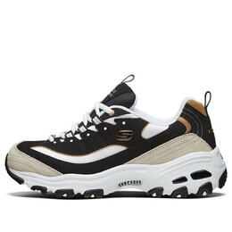 Кроссовки d lites 1.0 low-top running shoes black/gold Skechers, черный 66666228-bkgd | black/gold