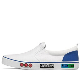 Кроссовки v lites canvas shoes white Skechers, белый 66666346-wht | white/blue