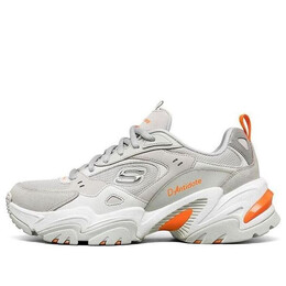 Кроссовки stamina v2 'grey orange' Skechers, серый 66666343-ltgy | grey/orange/white