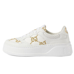 Кроссовки gg sneaker 'white leather' Gucci, белый 670408-aacxg-9059 | white