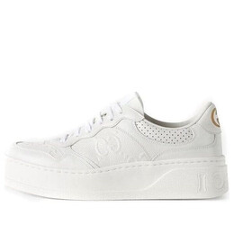 Кроссовки gg embossed sneaker 'white' Gucci, белый 670408-1xl10-9014 | white