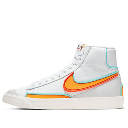 Кроссовки blazer mid '77 'inifinite kumquat' Nike, белый dc1746-100 | whiteblueorange