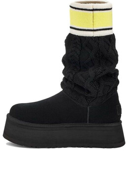Кроссовки классический свитер буква ботинок Ugg, черный 1144045-blk | black