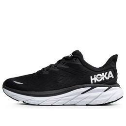 Кроссовки clifton 8 wide 'black white' Hoka One One, черный 1121375-bwht | black/white