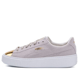 Кроссовки suede platform 'white gold' Puma, белый 362222-01 | white/gold