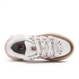 Кроссовки Fila CARROT 2 Skateboarding Shoes Women's Low-top White In The Middle With Coconut Brown, белый f12w431212fbt | white in the middle with coconut brown