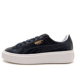 Кроссовки basket platform patent peacoat Puma, синий 363314-03 | blue