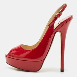 Jimmy Choo: Красные босоножки 