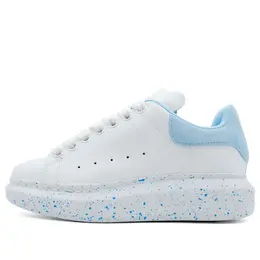 Кроссовки larry oversized low-top sneakers 'white sky blue' Alexander McQueen, белый 708068wicg78973 | white/sky blue