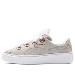 Кроссовки platform kiss artica 'white gold' Puma, белый 366707-01 | white/gold