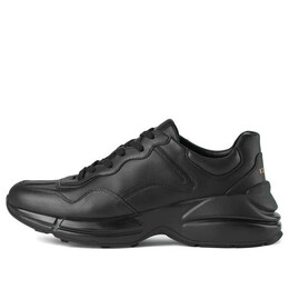 Кроссовки rhyton exquisite shoes 'black' Gucci, черный 721749-0g2r0-1000 | black