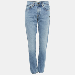 Off-White: Голубые джинсы 