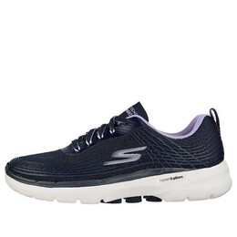 Кроссовки go walk 6 'black purple' Skechers, синий 124554-nvlv | blue