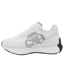Кроссовки sprint runner 'white black' Alexander McQueen, белый 755637widn89089 | white/black