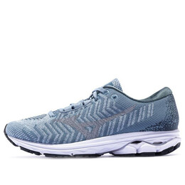 Кроссовки wave rider waveknit 3 'grey blue' Mizuno, синий j1gd192939 | blue/grey