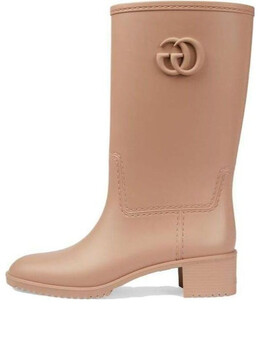 Кроссовки double g rain boot 'light brown rubber' Gucci, бежевый 762700-j8710-2526 | tan
