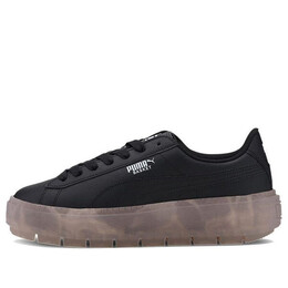 Кроссовки platform trace translucent black Puma, черный 371656-02 | black