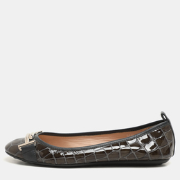 Tod's: Зелёные балетки 