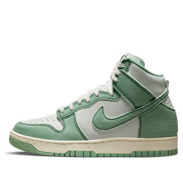 Кроссовки dunk high 1985 'green denim' Nike, белый dv1143-300 | white/green