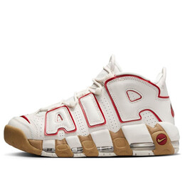 Кроссовки air more uptempo 'phantom gym red gum' Nike, мультиколор dv1137-002 | phantom/gum light brown/clear/gym red