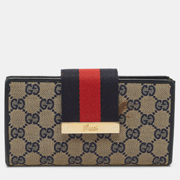 Gucci: Голубой кошелёк  Web