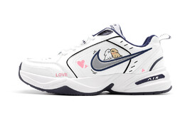 Массивные кроссовки Nike Air Monarch 4 унисекс, Blue/White 415445-102(team140-贴贴小狗) | blue/white