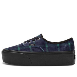 Кроссовки authentic stackform rib knit 'cream white' Vans, бежевый vn0a5kxx203 | blue/black