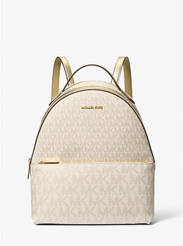 Средний рюкзак Sheila с фирменным логотипом, двухцветный Michael Kors, золотой 35f4g6hb6m | pale gold