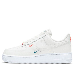 Кроссовки air force 1 '07 essential 'summit white solar red' Nike, белый ct1989-101 | white/orange/blue