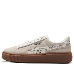 Кроссовки suede platform draw 'beige white' Puma, бежевый 395904-01 | beige / white