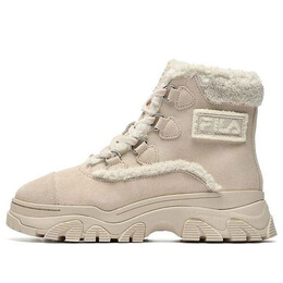 Кроссовки warm snow boots 'pink white' Fila, белый f12w144404ftp | white/pink