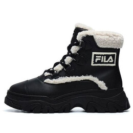 Кроссовки warm snow boots 'black white' Fila, черный f12w144404fbk | black/white