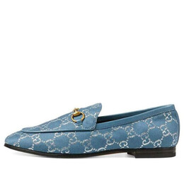 Кроссовки jordaan loafers 'blue' Gucci, синий 431467-2c820-4691 | blue