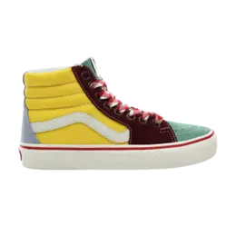 Кроссовки Sk8-Hi Frayed Laces Vans, мультиколор vn0a4bv6xk7 | crème de menthe/marshmallow