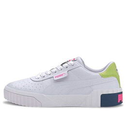 Кроссовки cali 'white luminous pink' Puma, белый 369155-21 | white/green