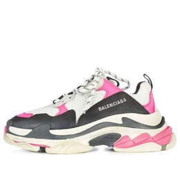 Кроссовки triple s trainer 2018 'pink' Balenciaga, черный 524039w09o65671 | black/white/pink