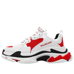 Кроссовки triple s 'black' Balenciaga, белый 524039w2fw51261 | white/red/black