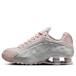 Кроссовки shox r4 'barely rose metallic platinum' Nike, мультиколор ar3565-600 | barely rose/metallic platinum